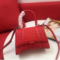 Top Design Balenciaga Original Leather 2595 Red