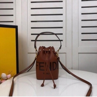 Best Price FENDI MON TRESOR Brown leather mini-bag 8BS010