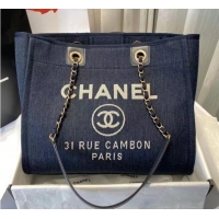 Modern Classic Chanel 19SS Shopping bag A67001 royal blue