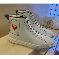 Best Quality Louis Vuitton Game On Stellar Sneaker Boots 1A8MR9 White