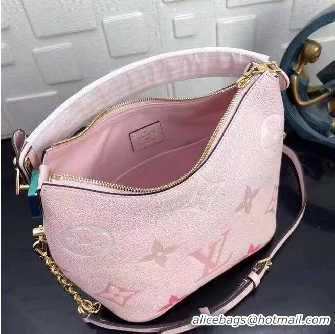 Famous Brand Louis Vuitton Original Leather Hobo Bag M45697 Pink