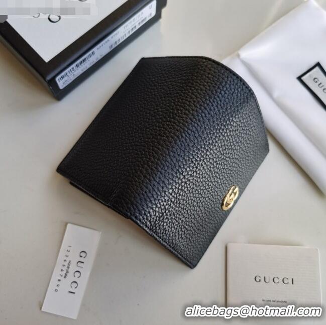 Grade Quality Gucci Leather Card Case Wallet 456126 Black 2020