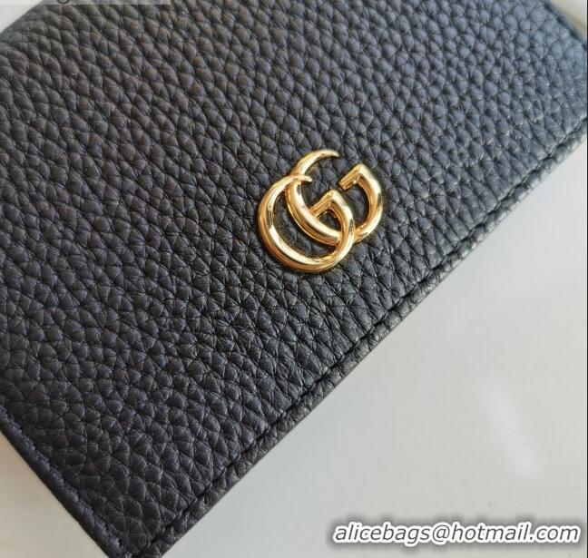 Grade Quality Gucci Leather Card Case Wallet 456126 Black 2020