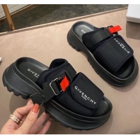 Top Quality Givenchy Spectre Lettering Mules Sandals 030895 Black