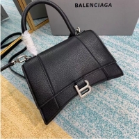 Low Cost Balenciaga HOURGLASS SMALL TOP HANDLE BAG B108895 black