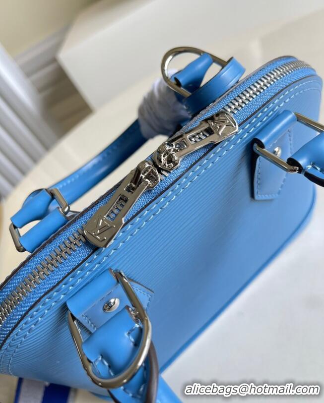 Famous Brand Louis Vuitton Epi Leather ALMA ALMA BB M57426 Bleuet Blue