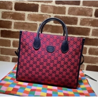 Buy Discount Gucci GG small tote bag 659983 Red