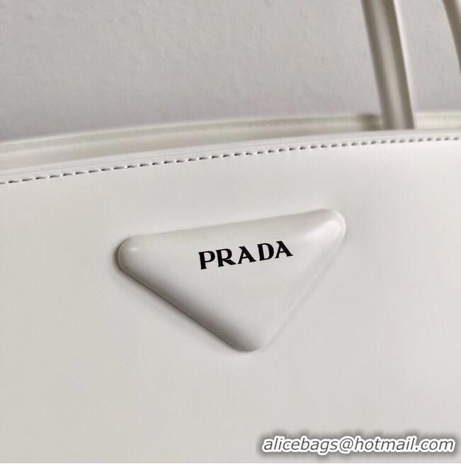 Buy Inexpensive Prada Nappa Leather Prada Symbole bag 1BB327 White