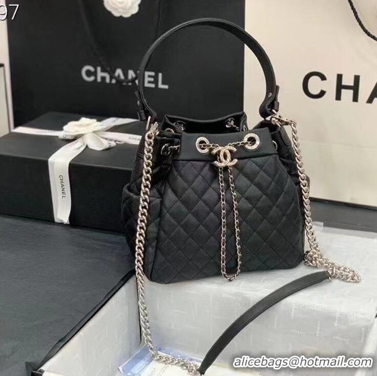 Top Quality Chanel Original Caviar Leather Bag AS0895 Black