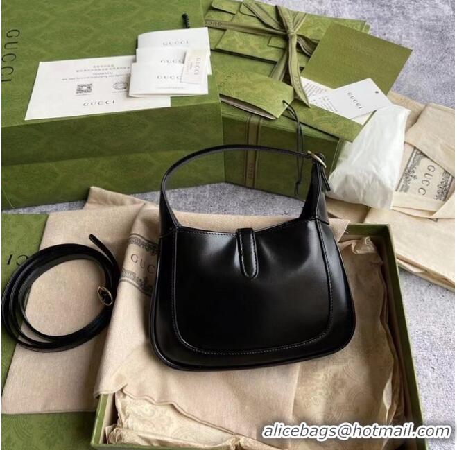 Unique Grade Gucci Jackie 1961 mini hobo bag 637091 Black