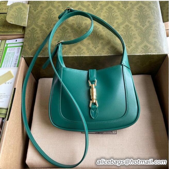 Popular Style Gucci Jackie 1961 mini hobo bag 637091 Green