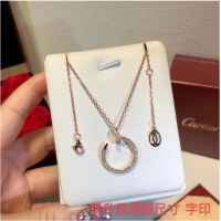 Good Product Cartier Necklace CE6519 Rose Gold