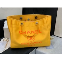 Promotional Chanel Original Medium Shopping Bag 67001 Yellow
