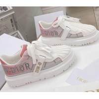 Perfect Dior DIOR-ID Sneakers in Pink Gradient and Reflective Technical Fabric 061137
