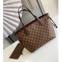 Top Quality Louis Vuitton Damier Ebene Canvas Neverfull Small N41359
