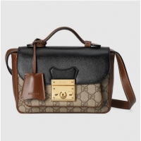 Top Quality Gucci Padlock mini bag 658487 black