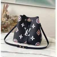 Well Crafted Louis Vuitton NEONOE MM M44821 Black
