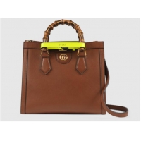 Super Quality Gucci Diana small tote bag 660195 Brown