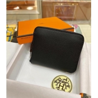 Luxury Discount Hermes Constance Wallets espom leather H2298 black