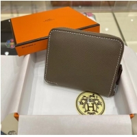 Super Quality Hermes Constance Wallets espom leather H2298 Grey