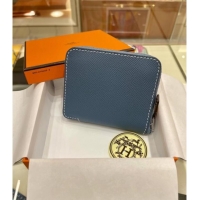 Popular Style Hermes Constance Wallets espom leather H2298 Blue