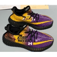 Perfect Adidas Yeezy Boost 350 V2 Static Sneakers 082871 Purple/Yellow