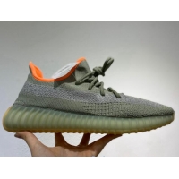 Good Quality Adidas Yeezy Boost 350 V2 Static Sneakers Grey/Orange 082879