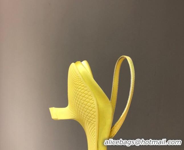 Charming Prada Silk Slingback Pumps 3cm 042796 Yellow