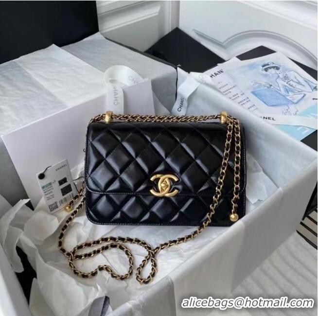 New Fashion Chanel Flap Shoulder Bag Original leather AS2649 black
