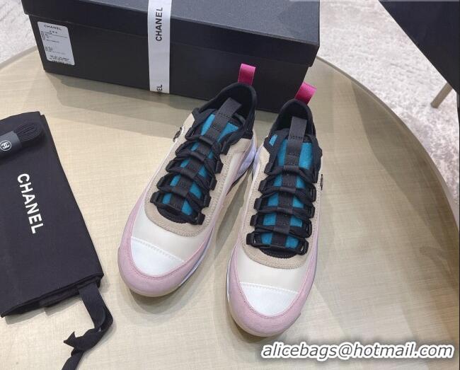 Low Price Chanel Suede Sneakers 061012 Beige 2021