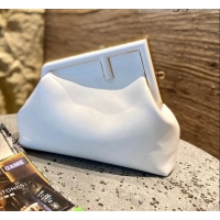 Buy Cheap Fendi First Medium Leather Bag 80018L White 2021