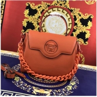 Luxury Discount Versace Original medium Calfskin Leather Bag FS1041 orange