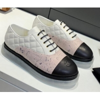 Unique Grade Chanel Calfskin Lace-ups Sneakers G37238 Pink 2021