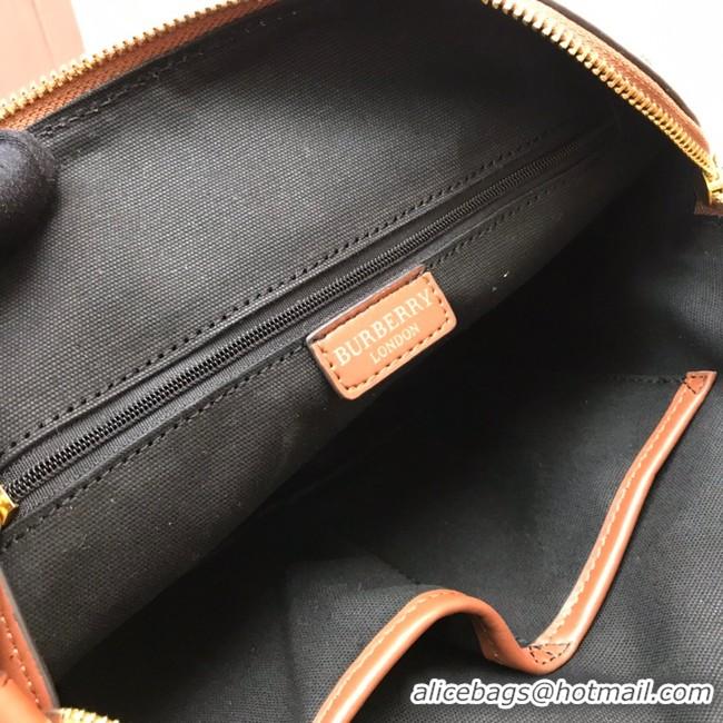 Classic Hot BurBerry Leather Shoulder Bag 81125 brown
