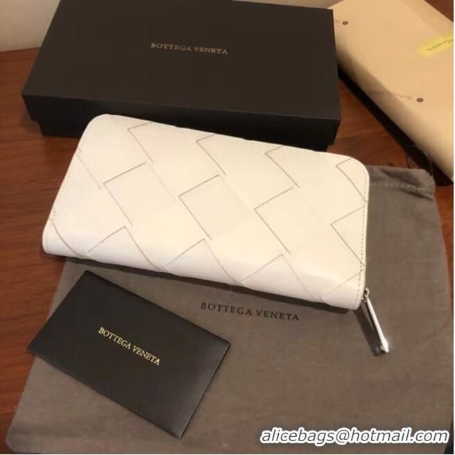 Buy Inexpensive Bottega Veneta ZIP-AROUND WALLET 114076 White