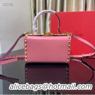 Shop Duplicate VALENTINO Origianl leather shoulder bag V4273 rose