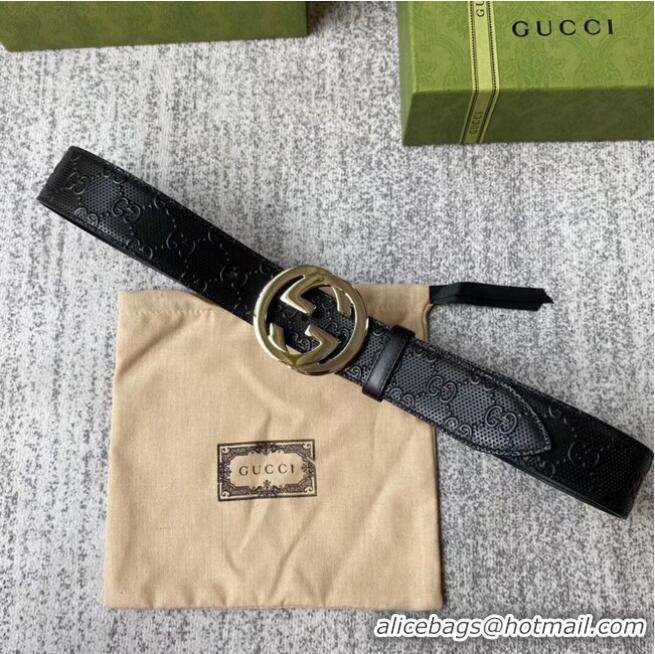 Reasonable Price Gucci belt leather Width 40MM 655567 Black