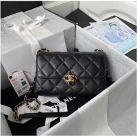 Best Quality Chanel Flap Shoulder Bag Original leather AS2634 black