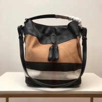 Grade BurBerry Leather Shoulder Bag 3982 Black