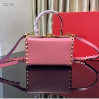 Shop Duplicate VALENTINO Origianl leather shoulder bag V4273 rose