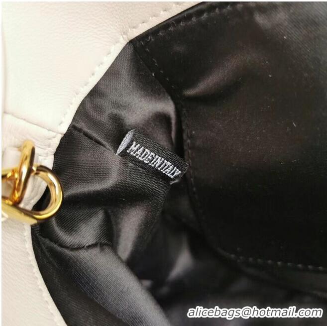Best Product miu miu Matelasse Nappa Leather mini Shoulder Bag 5BD196 white