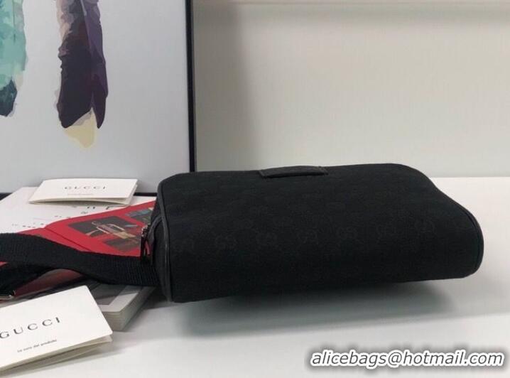 Top Quality Gucci GG Original GG Leather belt bag 449174 Black