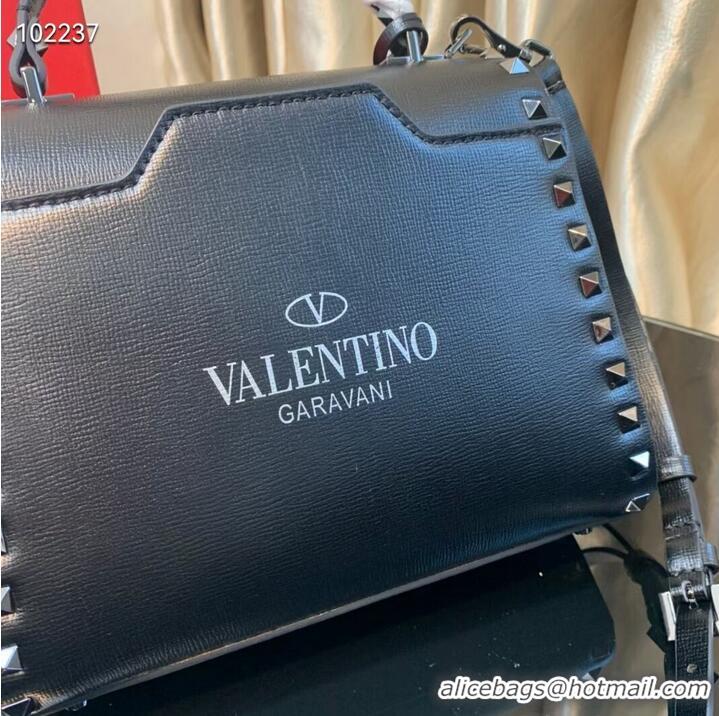 Good Product VALENTINO Origianl leather tote bag V4071D black