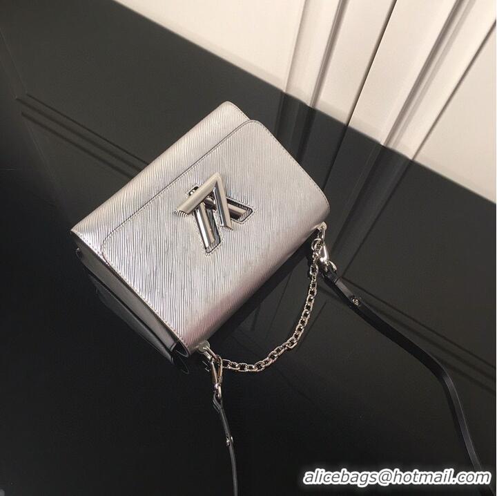 Well Crafted Louis Vuitton Epi Leather TWIST MM M50280 Silver