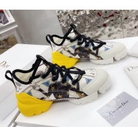 Top Quality Dior D-Connect Sneaker in Printed Technical Fabric DS34