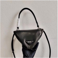 Shop Promotional Prada Padded nappa leather handbag 3BA315 black