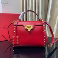 Most Popular VALENTINO Origianl leather tote bag V4071A red