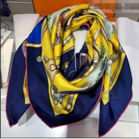 Affordable Price Hermes Twilly Silk Square Scarf 90x90cm H81805 Yellow 2021
