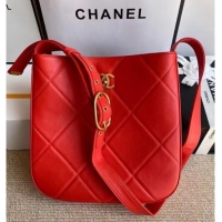 Unique Grade Chanel leather Shoulder Bag AS2844 red