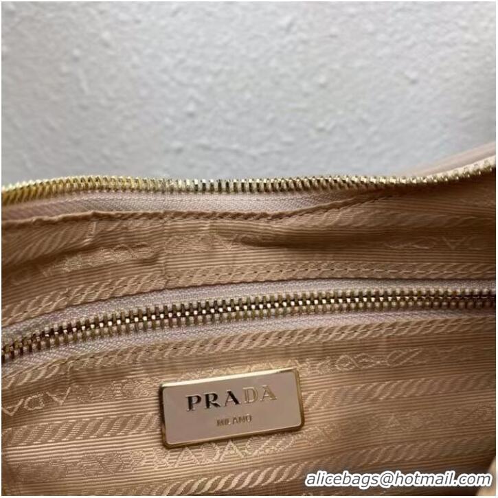 Stylish Prada System nappa leather patchwork shoulder bag 1AC151 Biscuits
